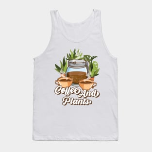 coffee and plants Tank Top